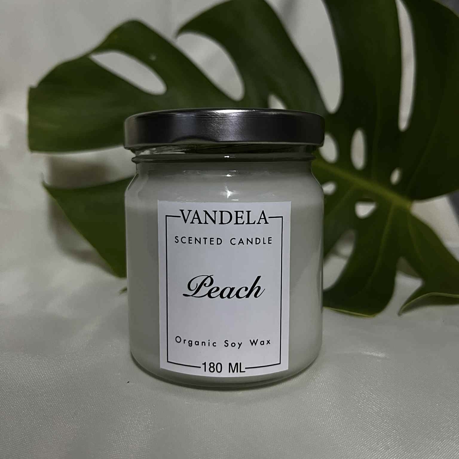 เทียนหอมกลิ่น PEACH 180ML